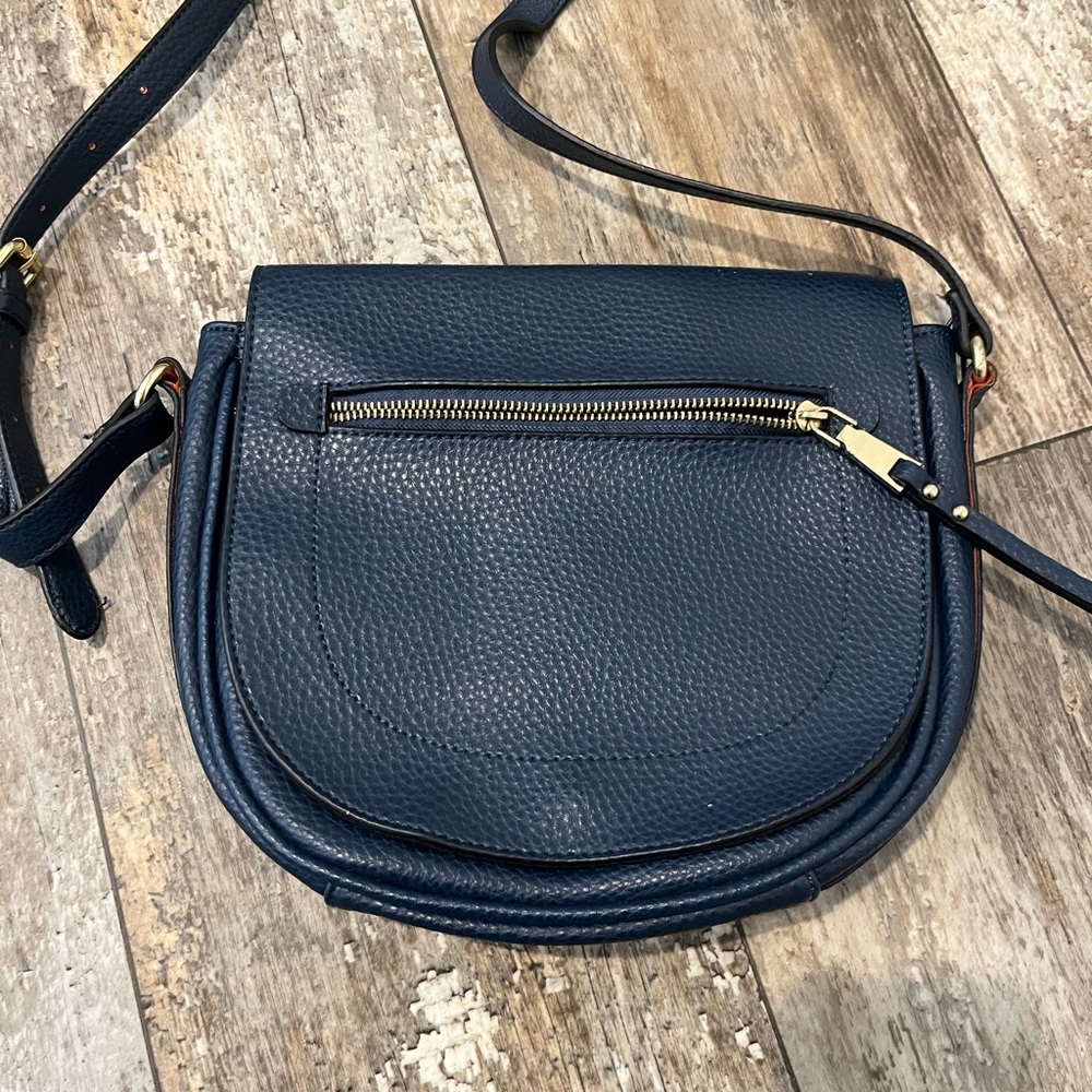 Jaclyn Smith Navy Blue Crossbody Bag